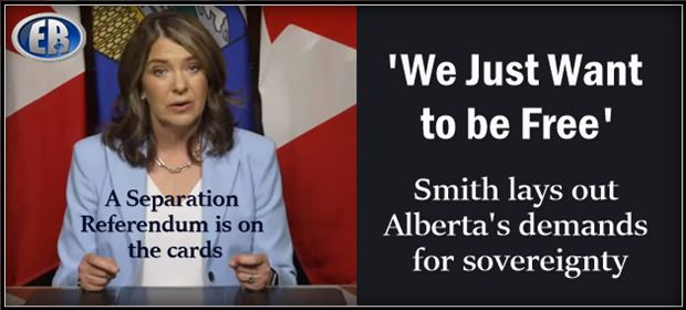 Smith pledges Alberta separation referendum in 2026 if enough ...