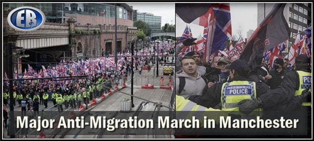 Anti-migration ‘Britain First’ Rally in Manchester