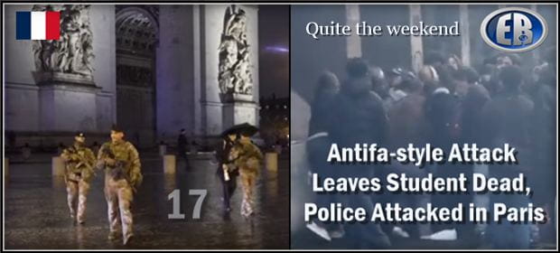 A violent weekend in France