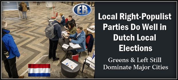 Netherlands Municipal Elections See Local Populists Strengthen