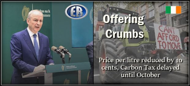 Too little too late! Irish govt faces new level of scrutiny despite throwing a few crumbs to fuel protesters